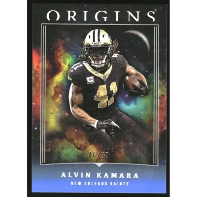 2023 Panini Origins Blue #55 Alvin Kamara