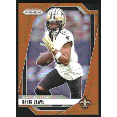 2024 Panini Prizm Prizms Orange #206 Chris Olave