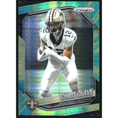 2025 Panini Prizm Prizms Hyper #192 Chris Olave