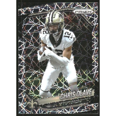 2025 Panini Prizm Prizms Lazer #192 Chris Olave