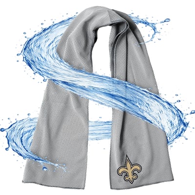 New Orleans Saints ActionHeat AlphaCool Mesh Instant Cooling Towel