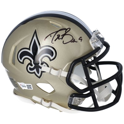 Drew Brees New Orleans Saints Fanatics Authentic Autographed Riddell Speed Mini Helmet