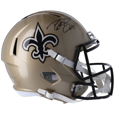 Drew Brees New Orleans Saints Fanatics Authentic Autographed Riddell Speed Replica Helmet