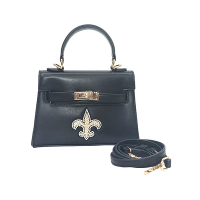 New Orleans Saints FABGATING by Cuce Team Color Vegan Leather Mini Purse