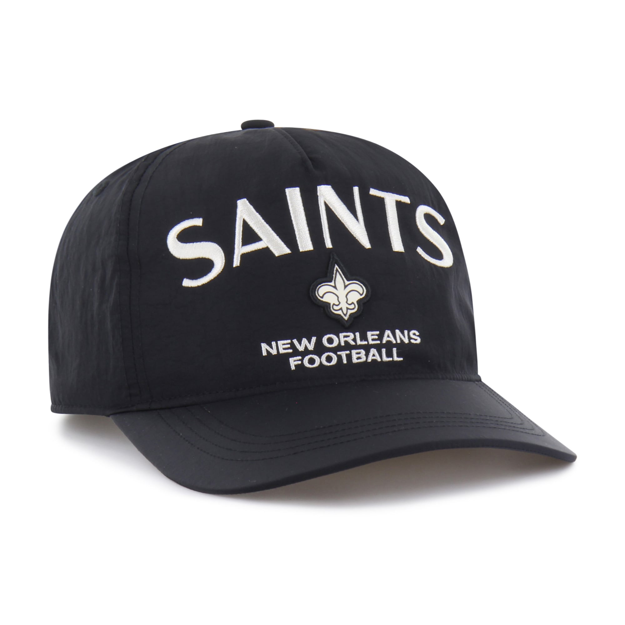 Casquette ajustable Modernia Hitch noire pour homme, modèle 47 des Saints de la Nouvelle-Orléans