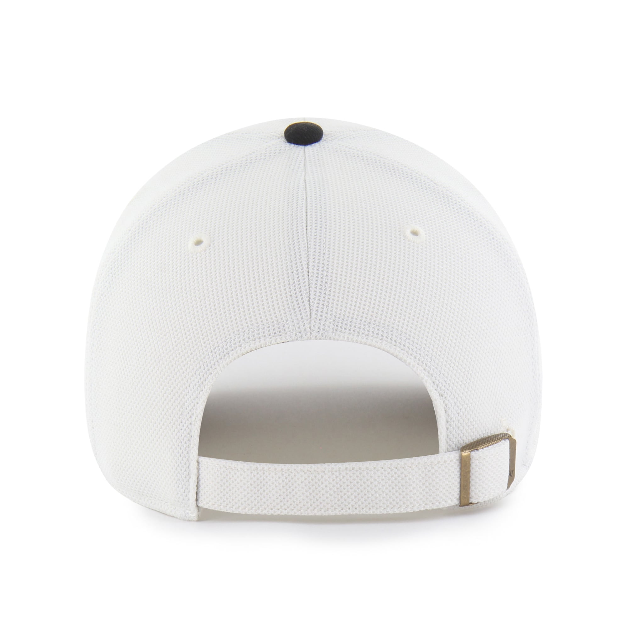 Men's '47 Cream/Black New Orleans Saints Pique Patch Clean Up Adjustable Hat