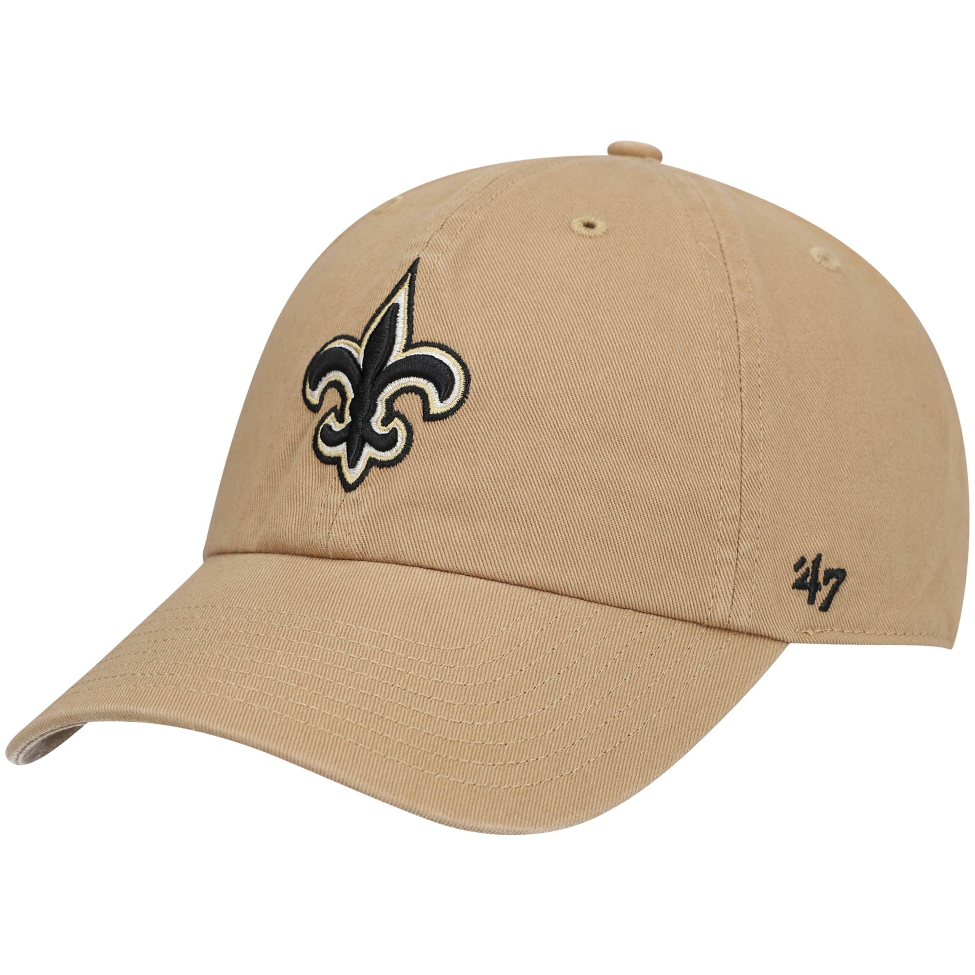 Casquette réglable '47 Kaki New Orleans Saints Secondary Clean Up pour homme