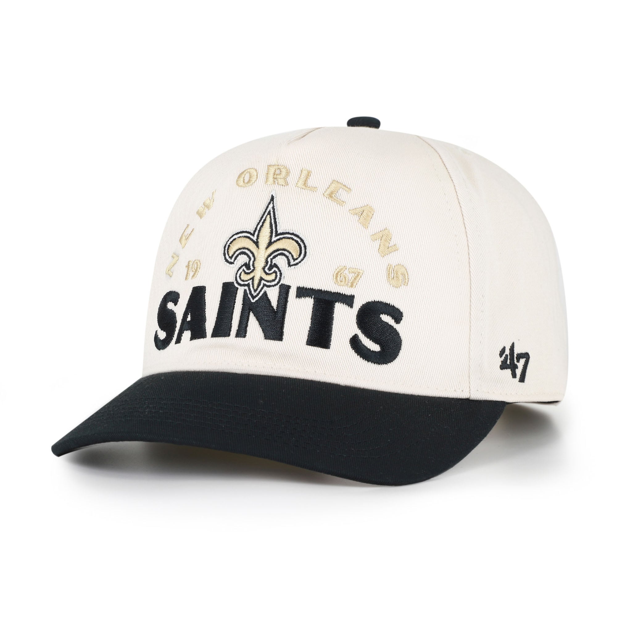 Men's '47 Natural New Orleans Saints  Arcitext Hitch Adjustable Hat