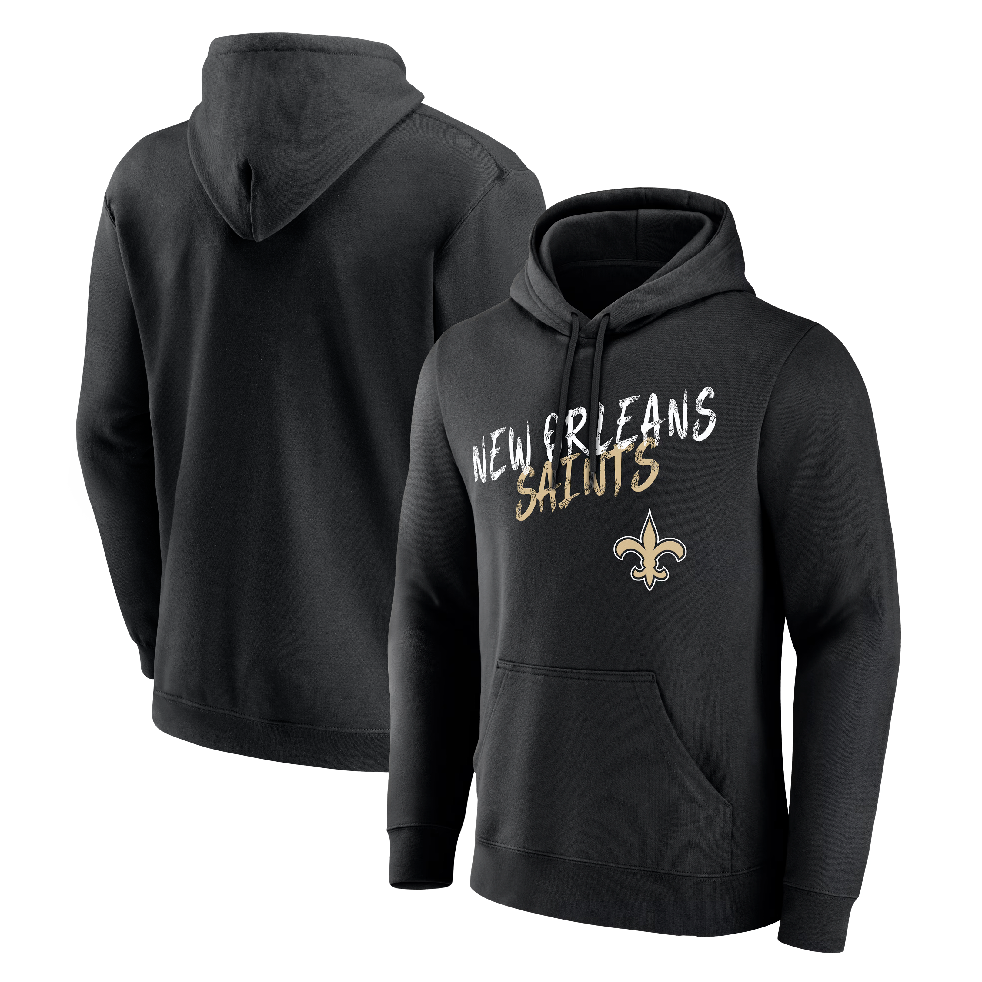 Men's Black New Orleans Saints Hustle Hoodie