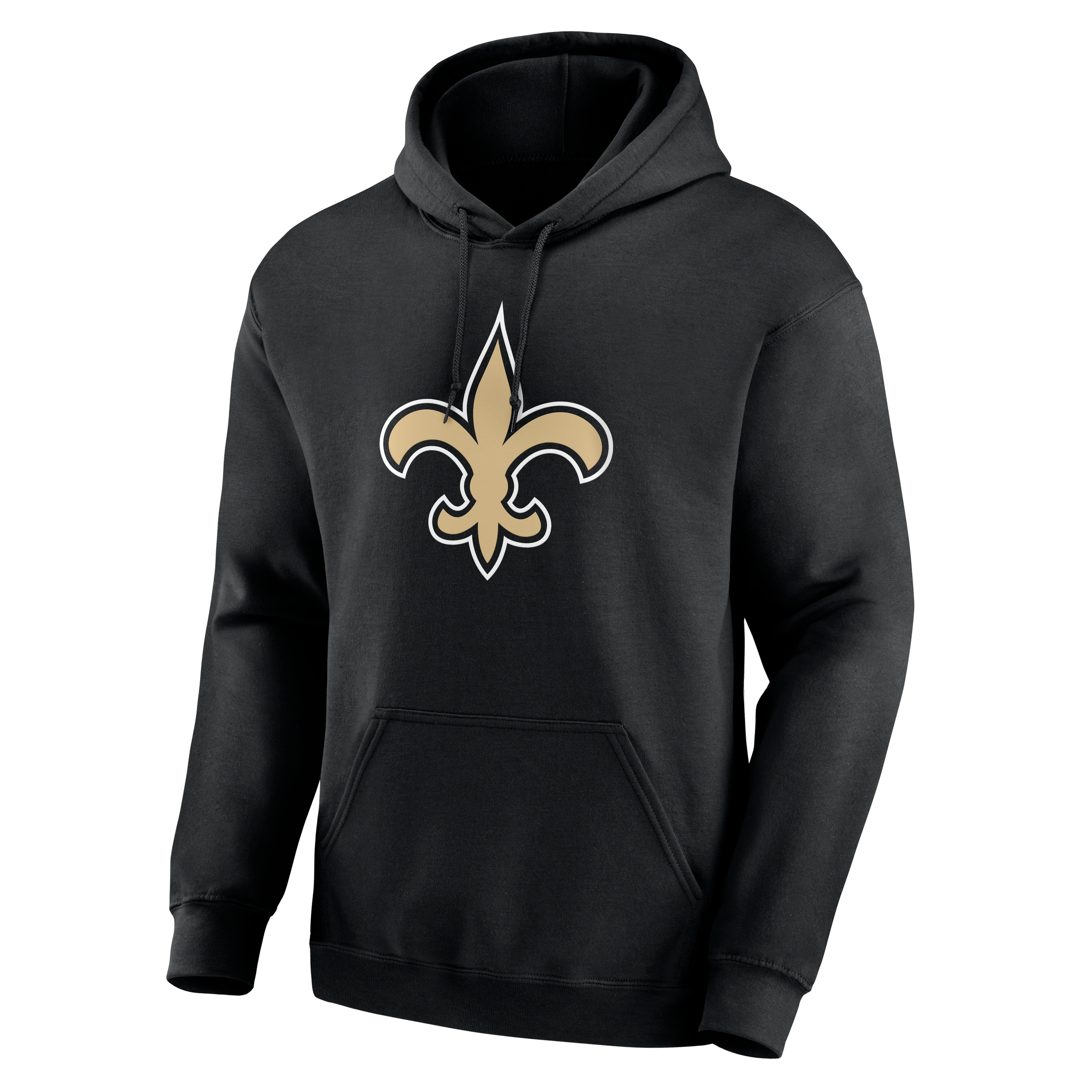 Men's Black New Orleans Saints Team Authentic Personalized Name & Number Hoodie