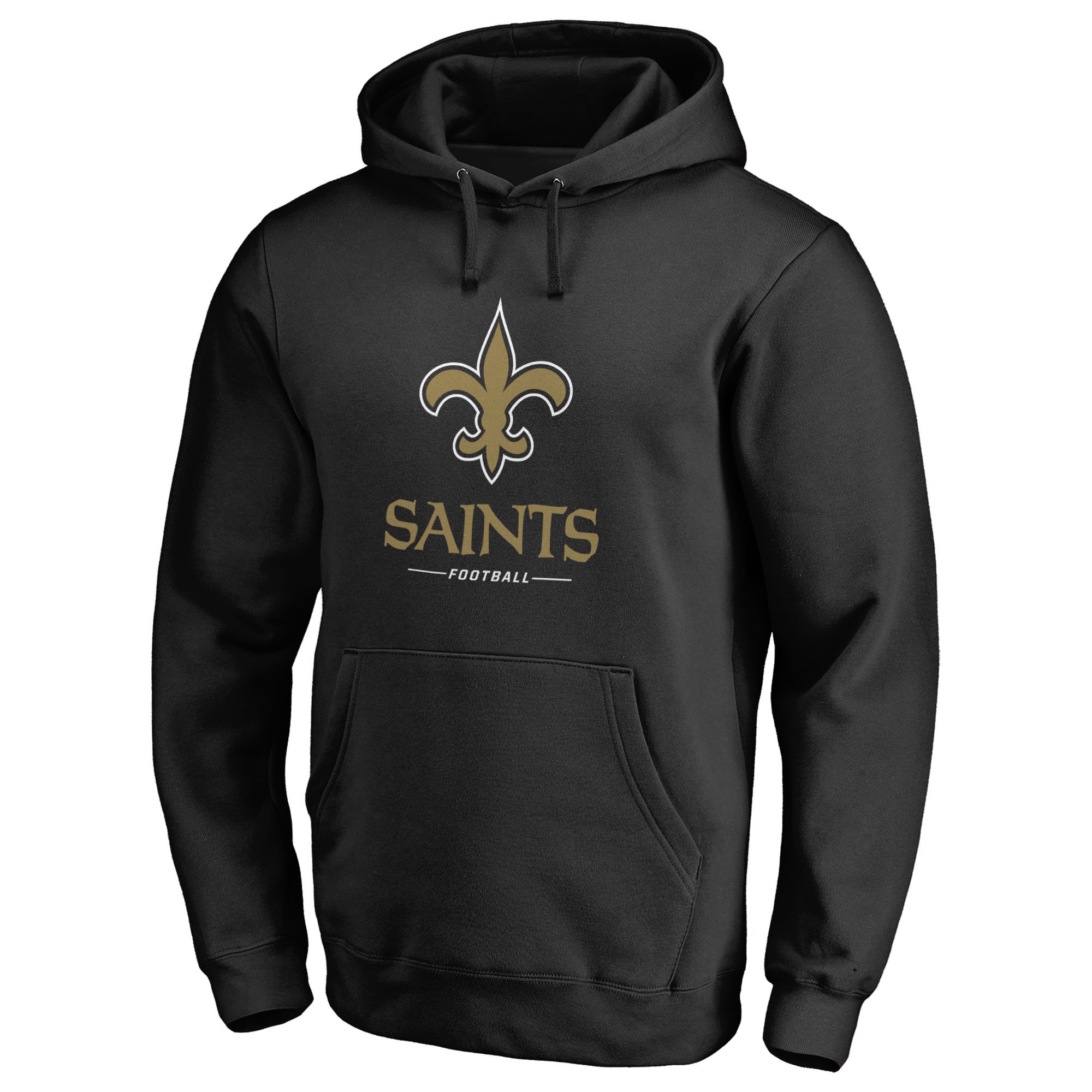 Men's Black New Orleans Saints Team Lockup Hoodie