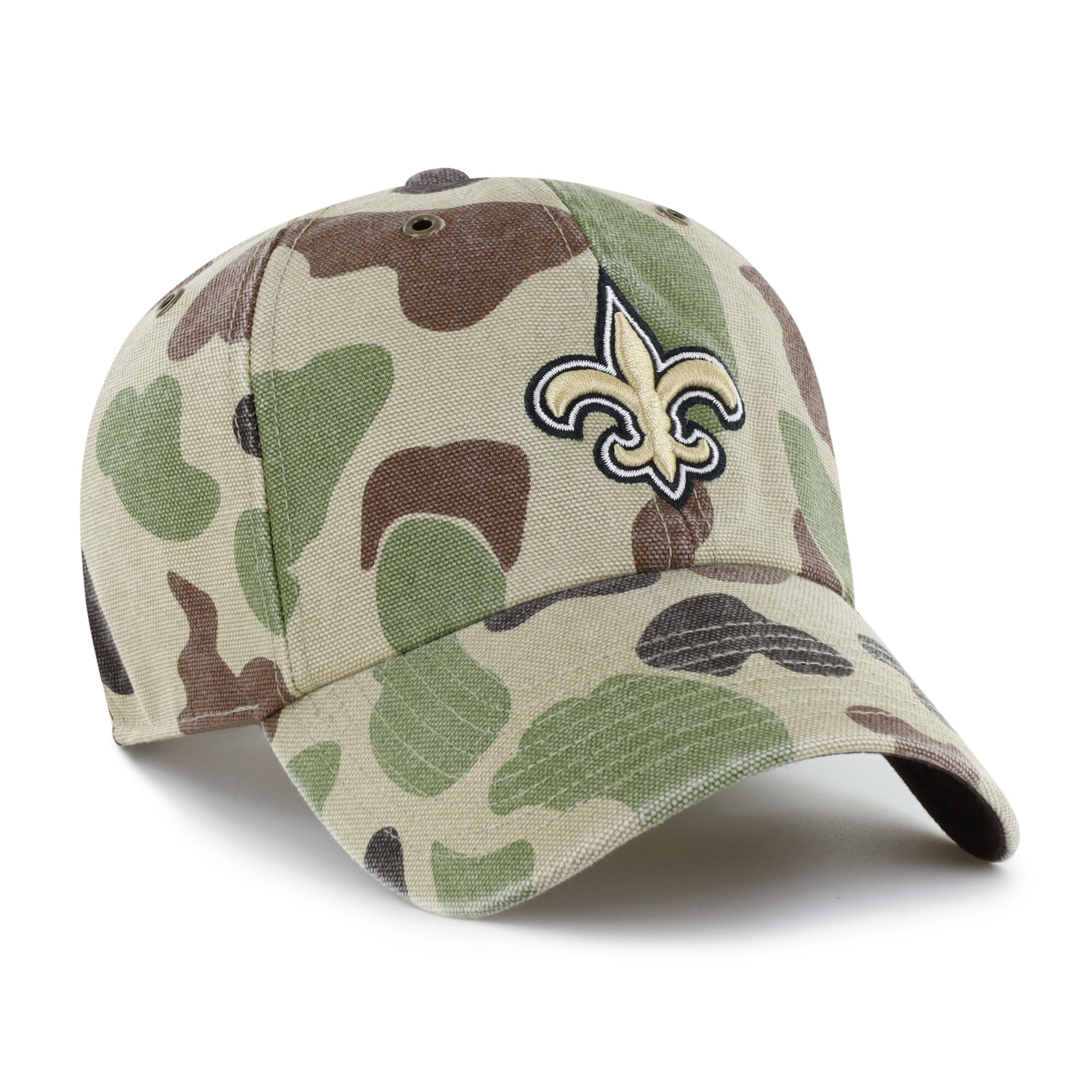 Men's Carhartt x '47 Duck Camo New Orleans Saints Clean Up Adjustable Hat