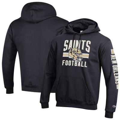  New Orleans Saints Champion Powerblend Hoodie - Black