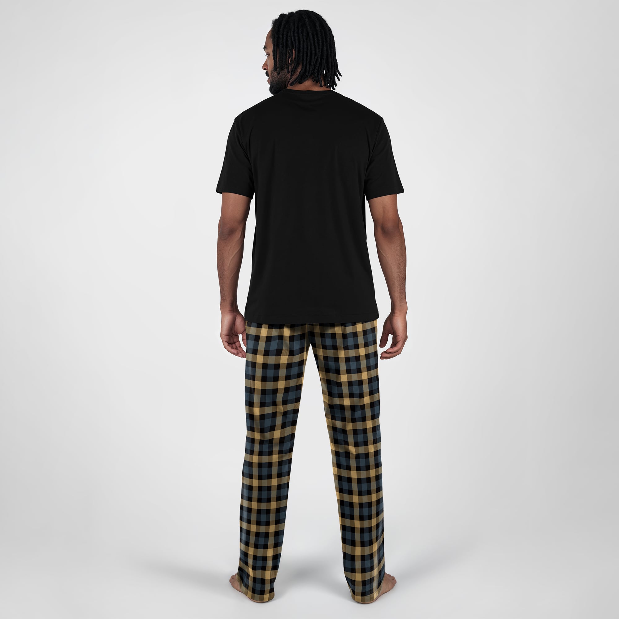 Men's Concepts Sport Black New Orleans Saints Highland Sleep Set