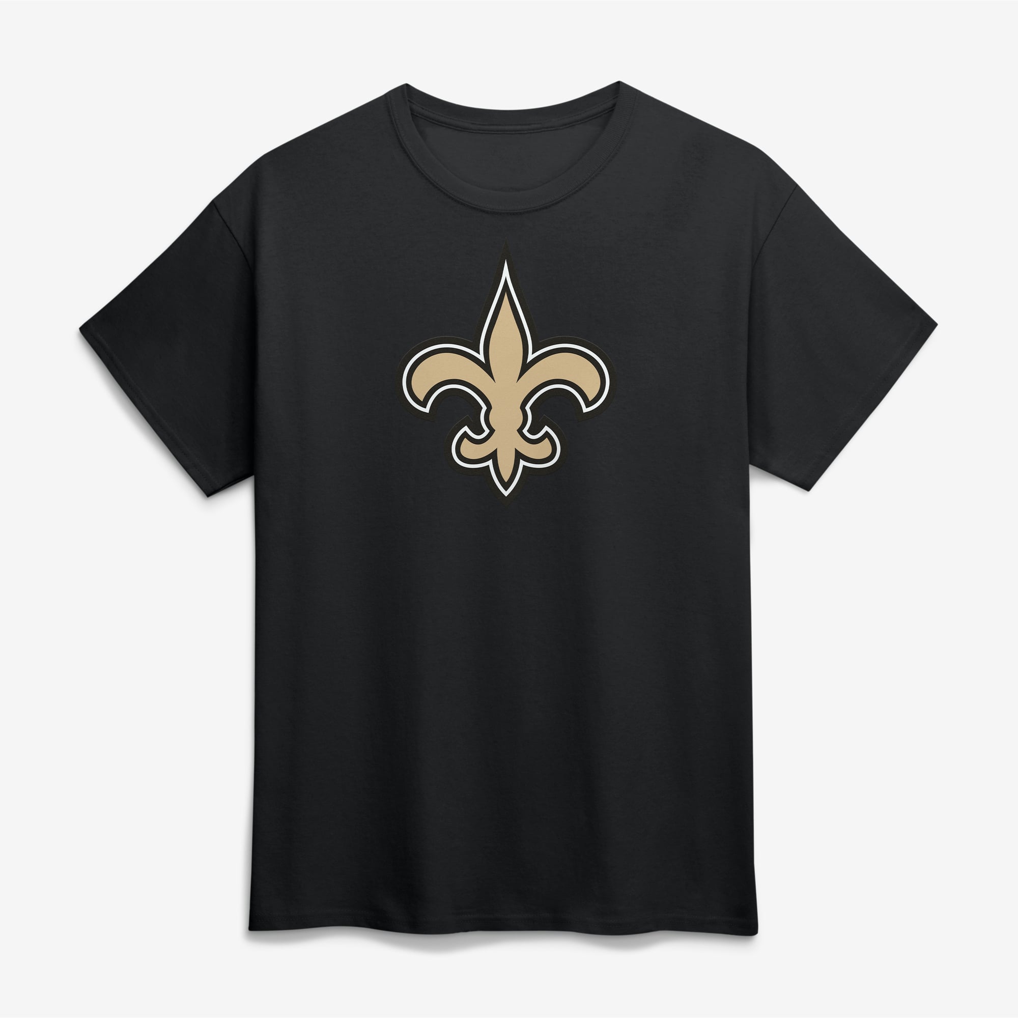 T-shirt noir à logo des Saints de la Nouvelle-Orléans pour homme