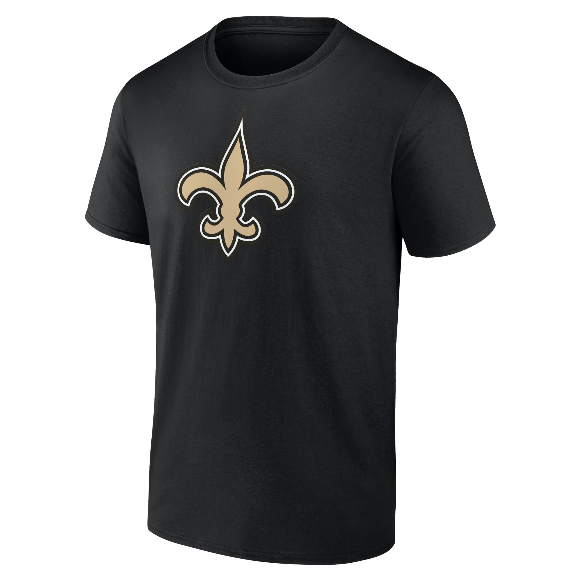 T-shirt noir à logo des Saints de la Nouvelle-Orléans pour homme