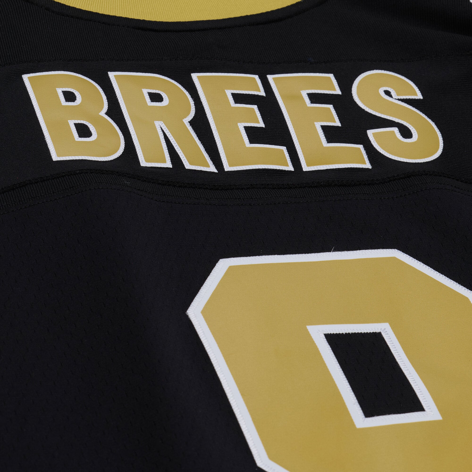 Maillot Mitchell & Ness Drew Brees noir New Orleans Saints 2009 Legacy pour homme