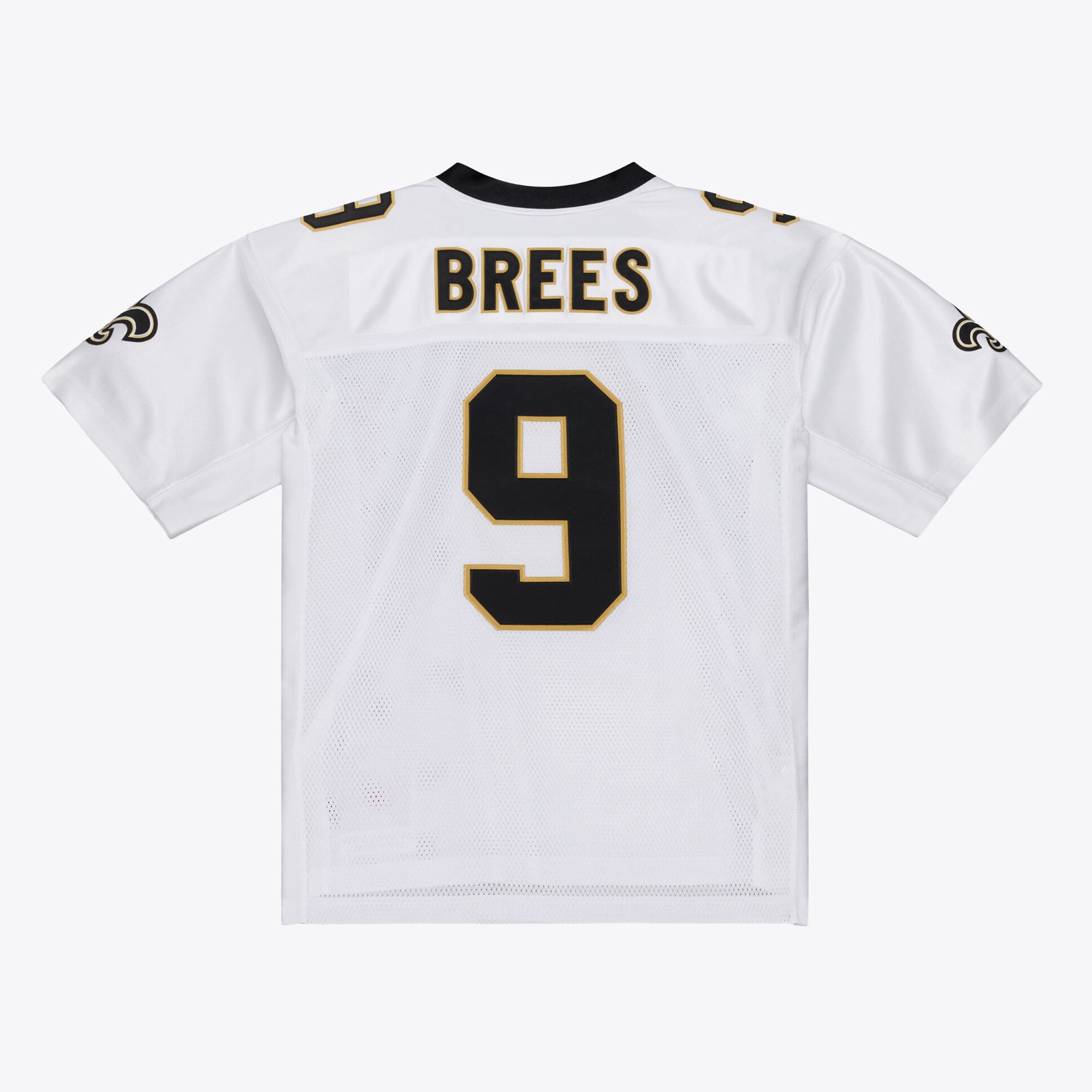 Maillot authentique Mitchell & Ness Drew Brees blanc des Saints de la Nouvelle-Orléans, Super Bowl XLIV, pour homme