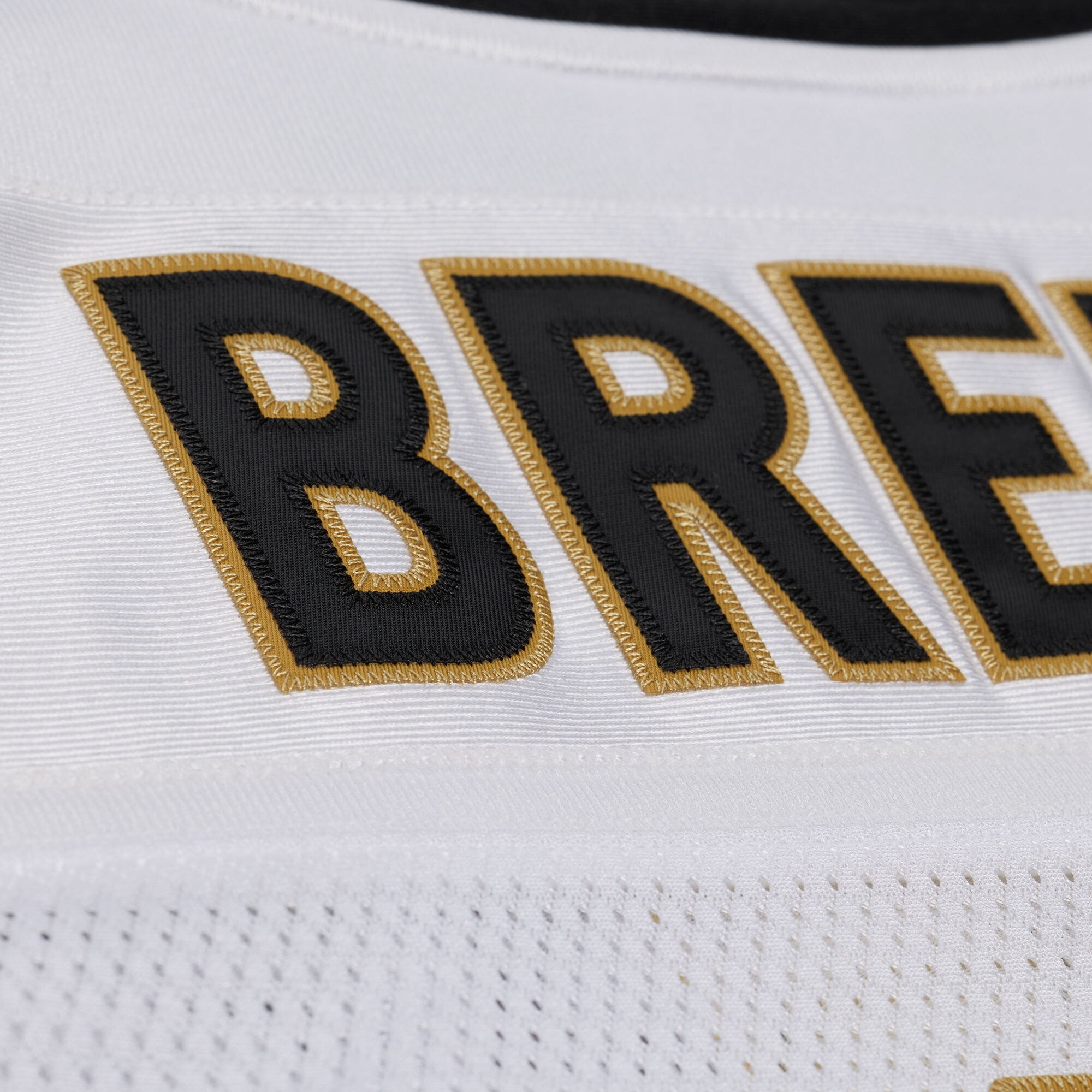 Maillot authentique Mitchell & Ness Drew Brees blanc des Saints de la Nouvelle-Orléans, Super Bowl XLIV, pour homme