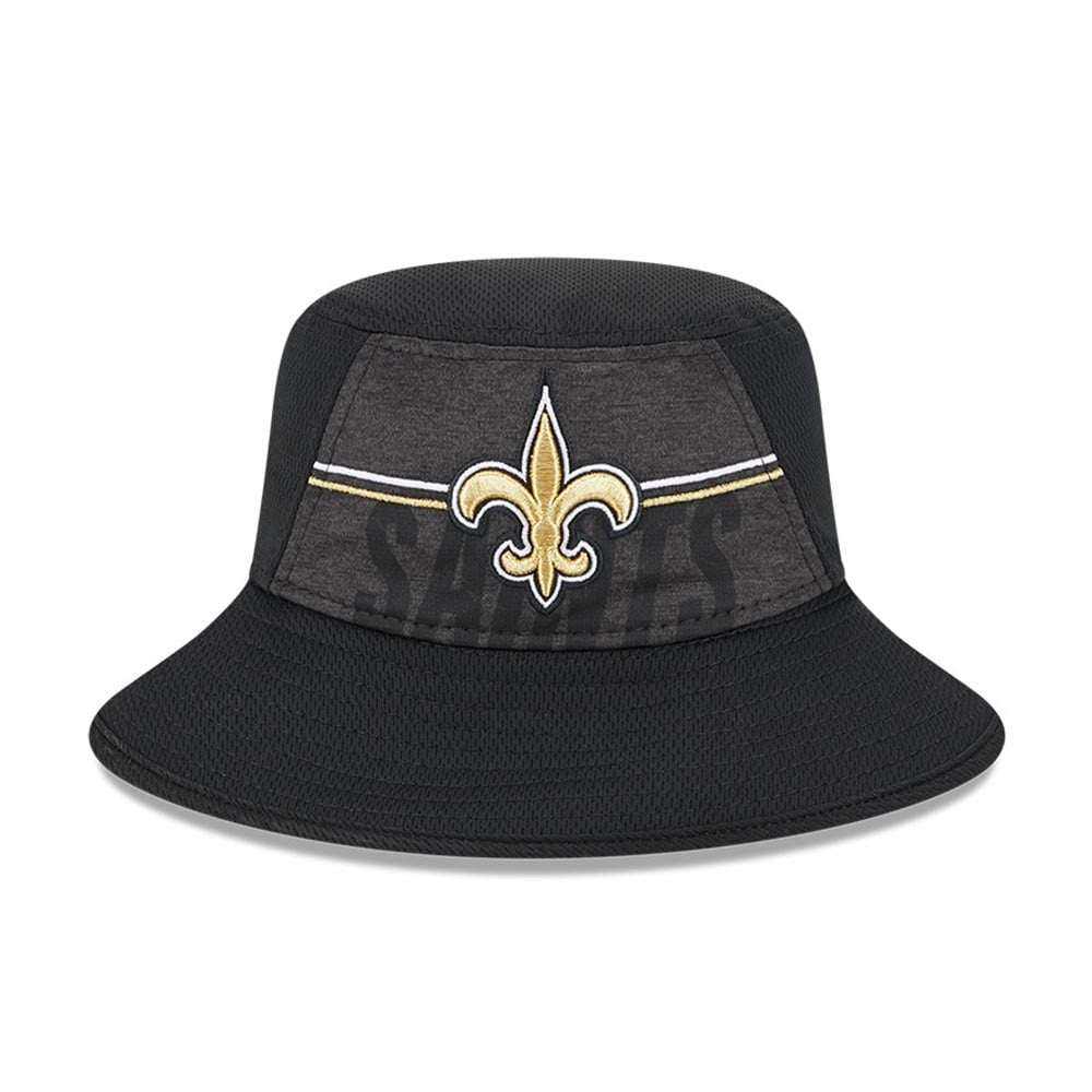 New Era New Orleans Saints 2023 NFL Training Camp Stretch Bob pour homme Noir