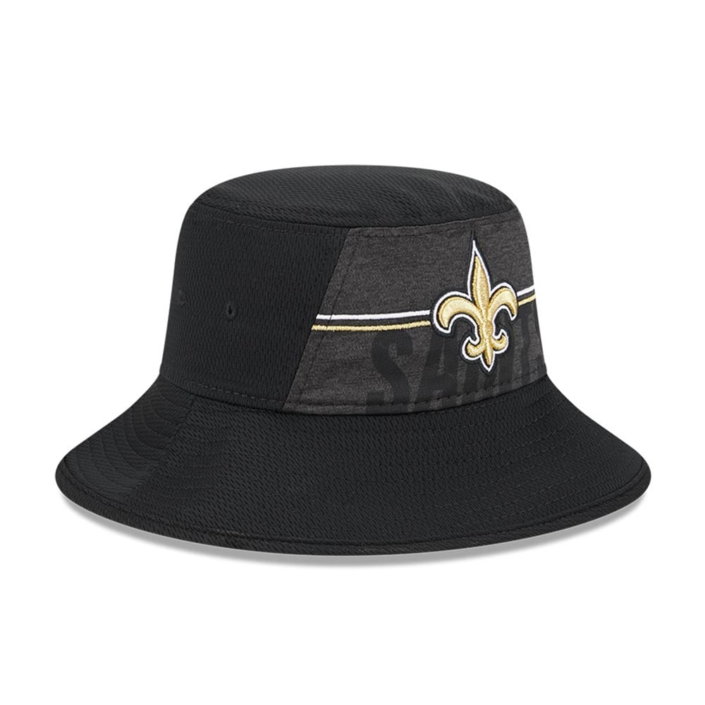 New Era New Orleans Saints 2023 NFL Training Camp Stretch Bob pour homme Noir