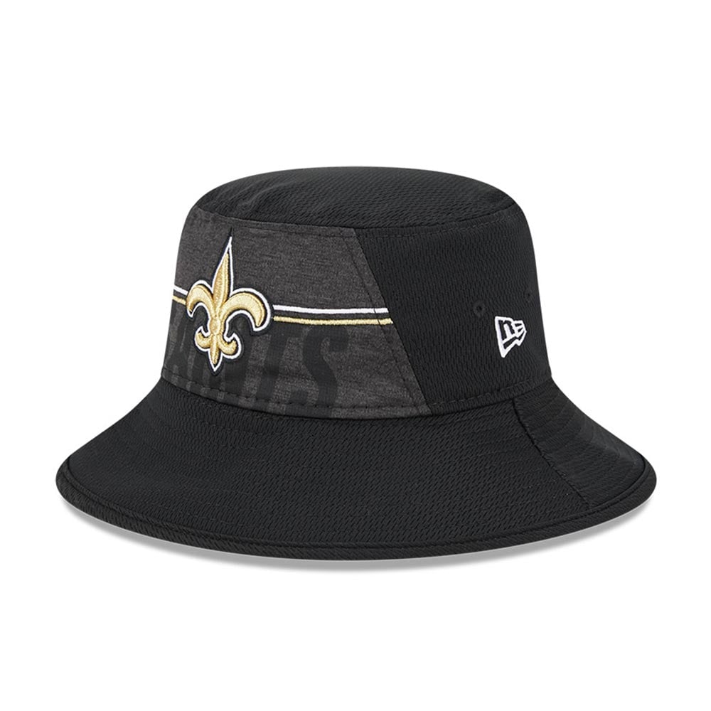 New Era New Orleans Saints 2023 NFL Training Camp Stretch Bob pour homme Noir