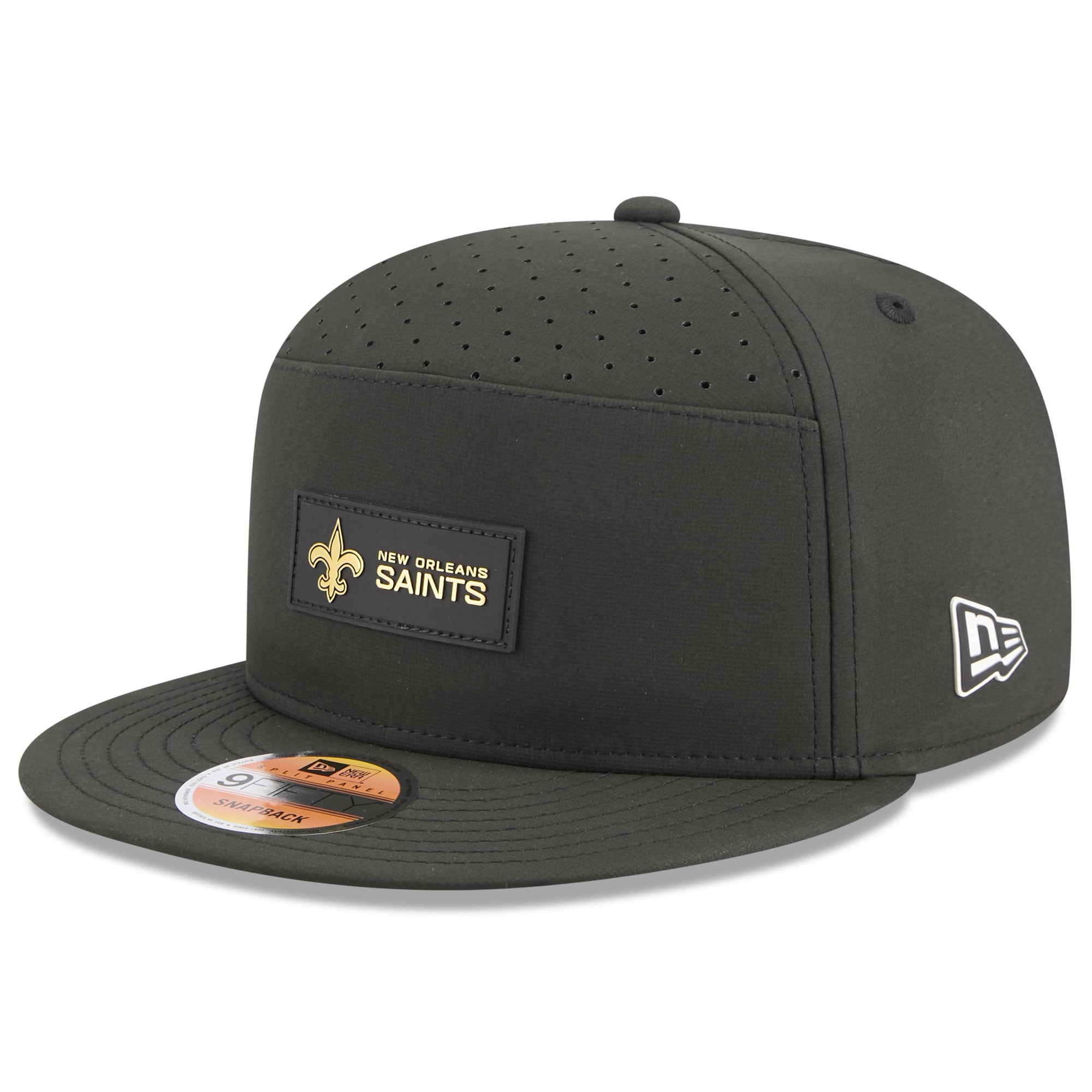 Casquette snapback 9FIFTY noire New Era New Orleans Saints 2025 pour homme