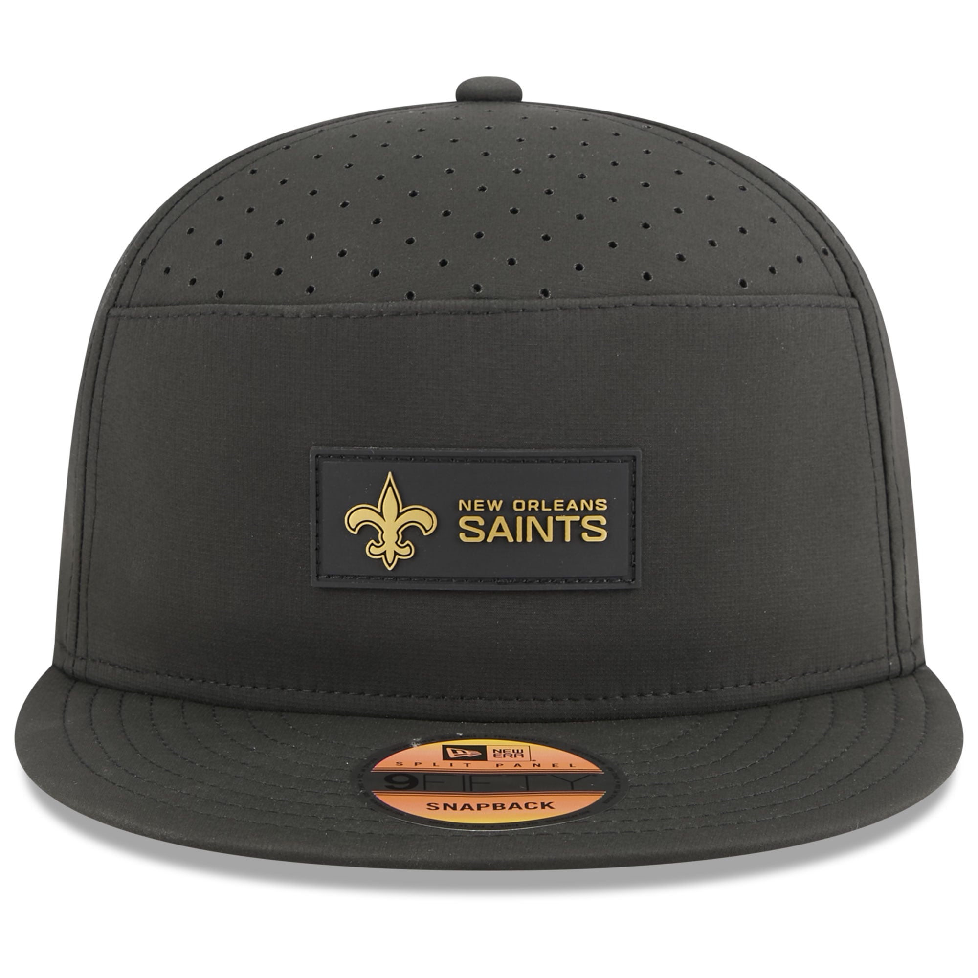 Casquette snapback 9FIFTY noire New Era New Orleans Saints 2025 pour homme