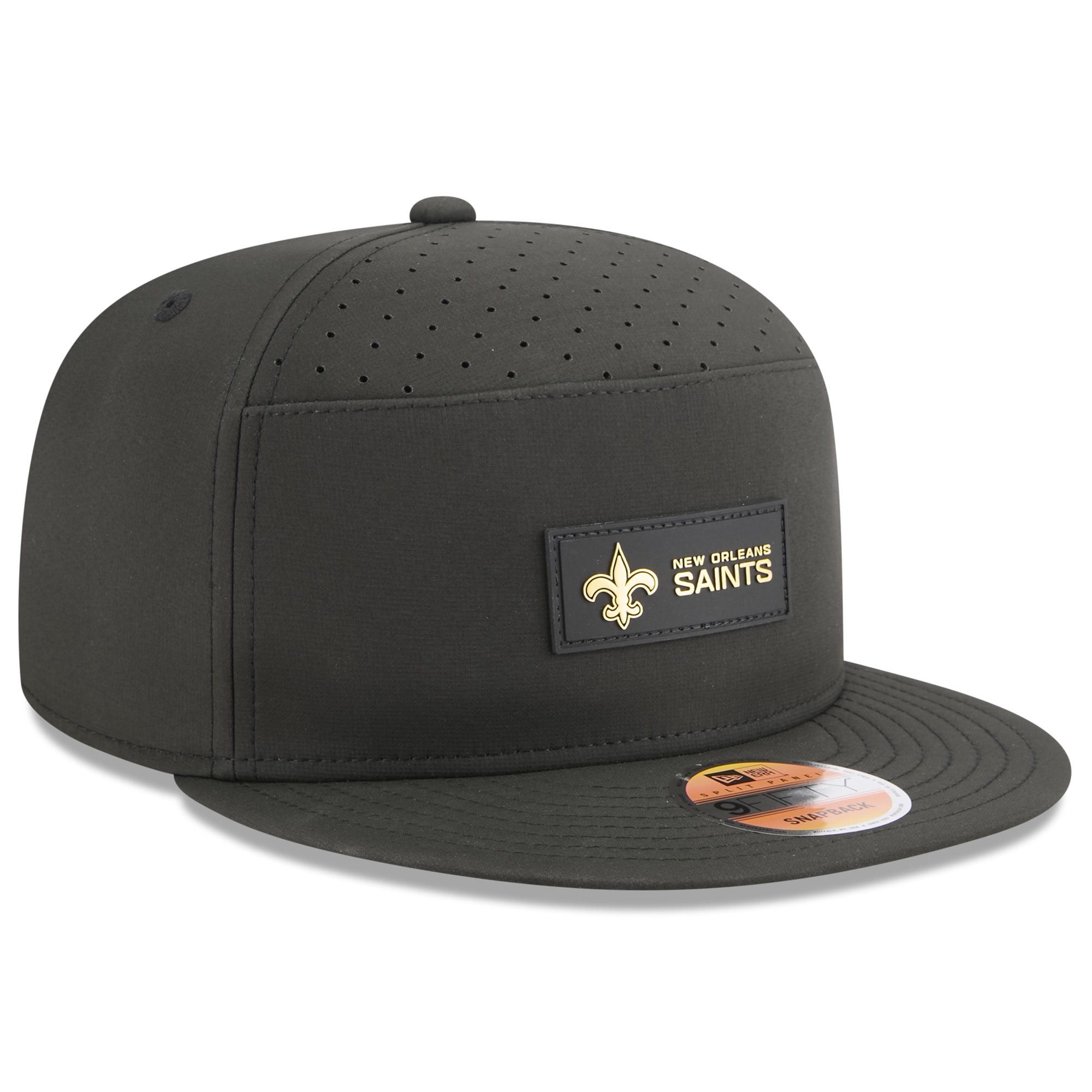 Casquette snapback 9FIFTY noire New Era New Orleans Saints 2025 pour homme