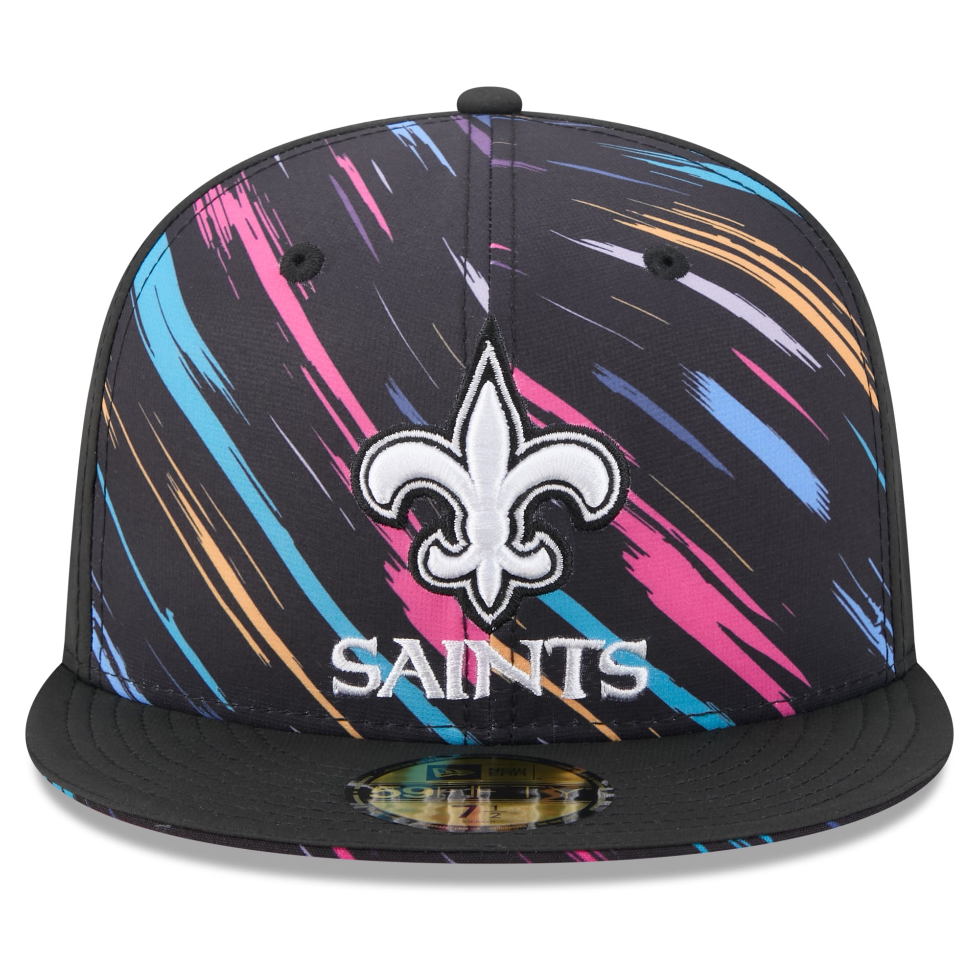 Men's New Era Black Orleans Saints 2026 NFL Crucial Catch 59FIFTY Fitted Hat