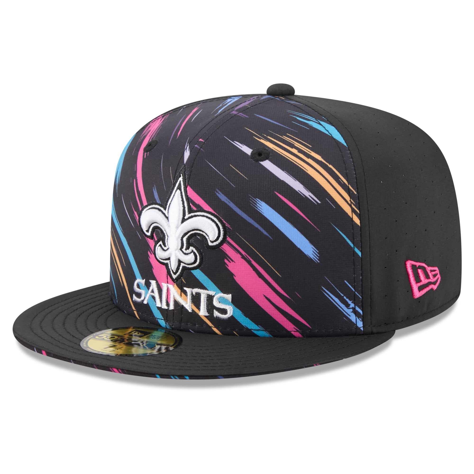 Men's New Era Black Orleans Saints 2026 NFL Crucial Catch 59FIFTY Fitted Hat
