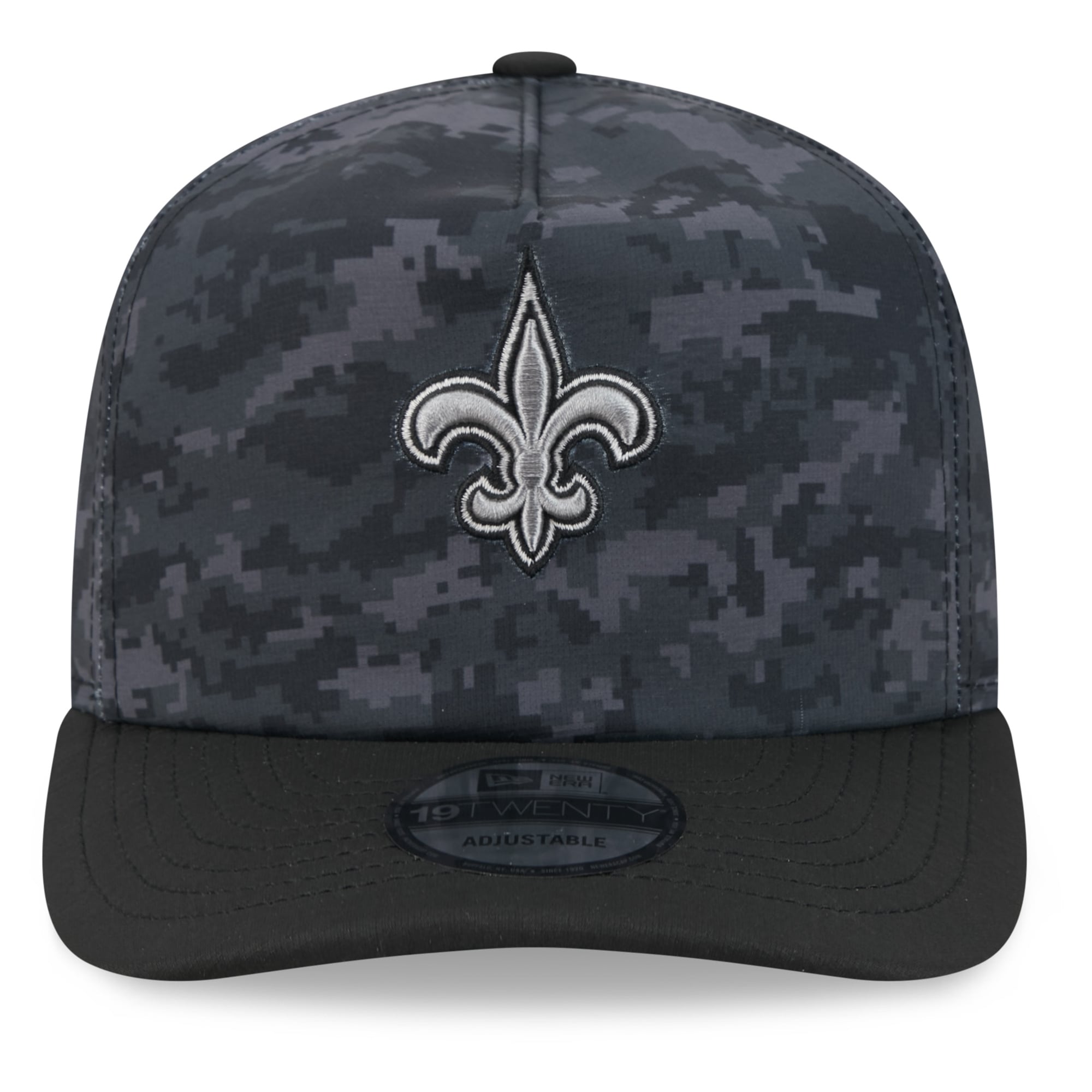 Men's New Era Black New Orleans Saints 2026 Salute To Service 19TWENTY Adjustable Hat