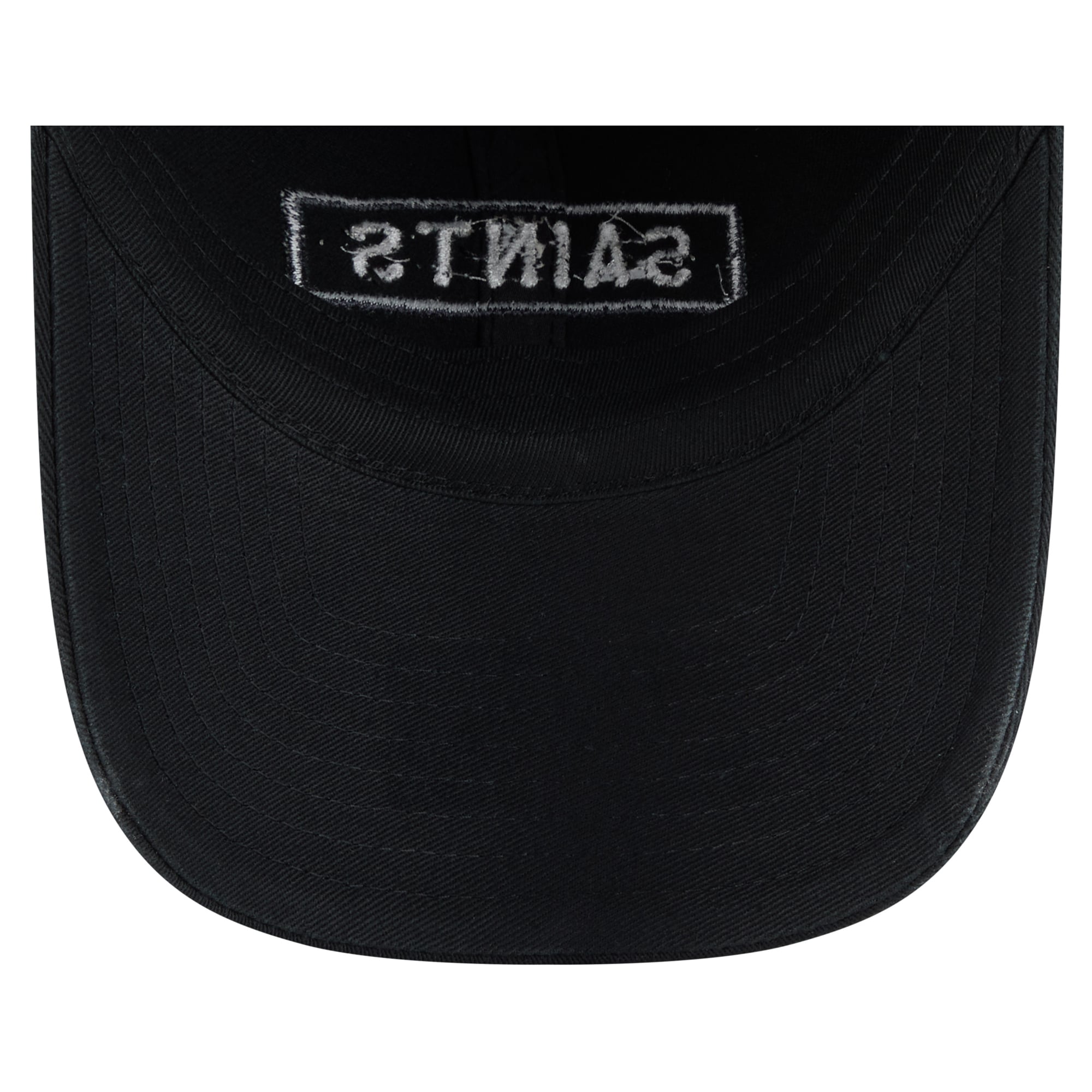 Casquette New Era noire pour homme, modèle New Orleans Saints 2026 Salute To Service, style classique décontracté et ajustable