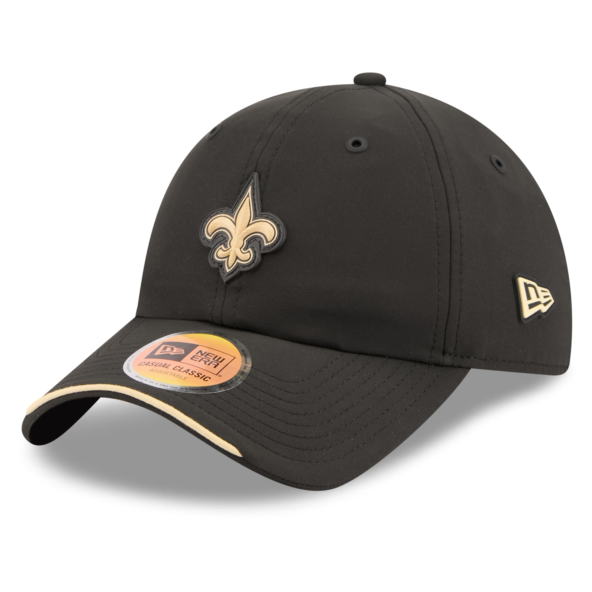 Men's New Era Black New Orleans Saints 2026 Sideline Casual Classic Adjustable Hat