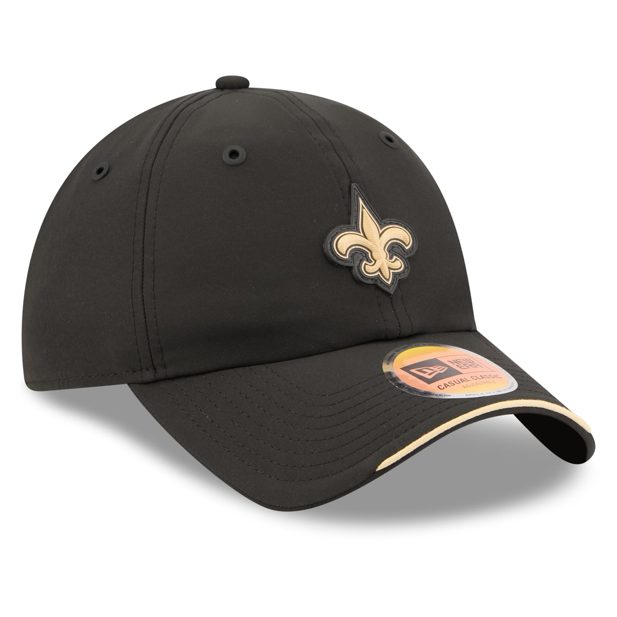 Men's New Era Black New Orleans Saints 2026 Sideline Casual Classic Adjustable Hat