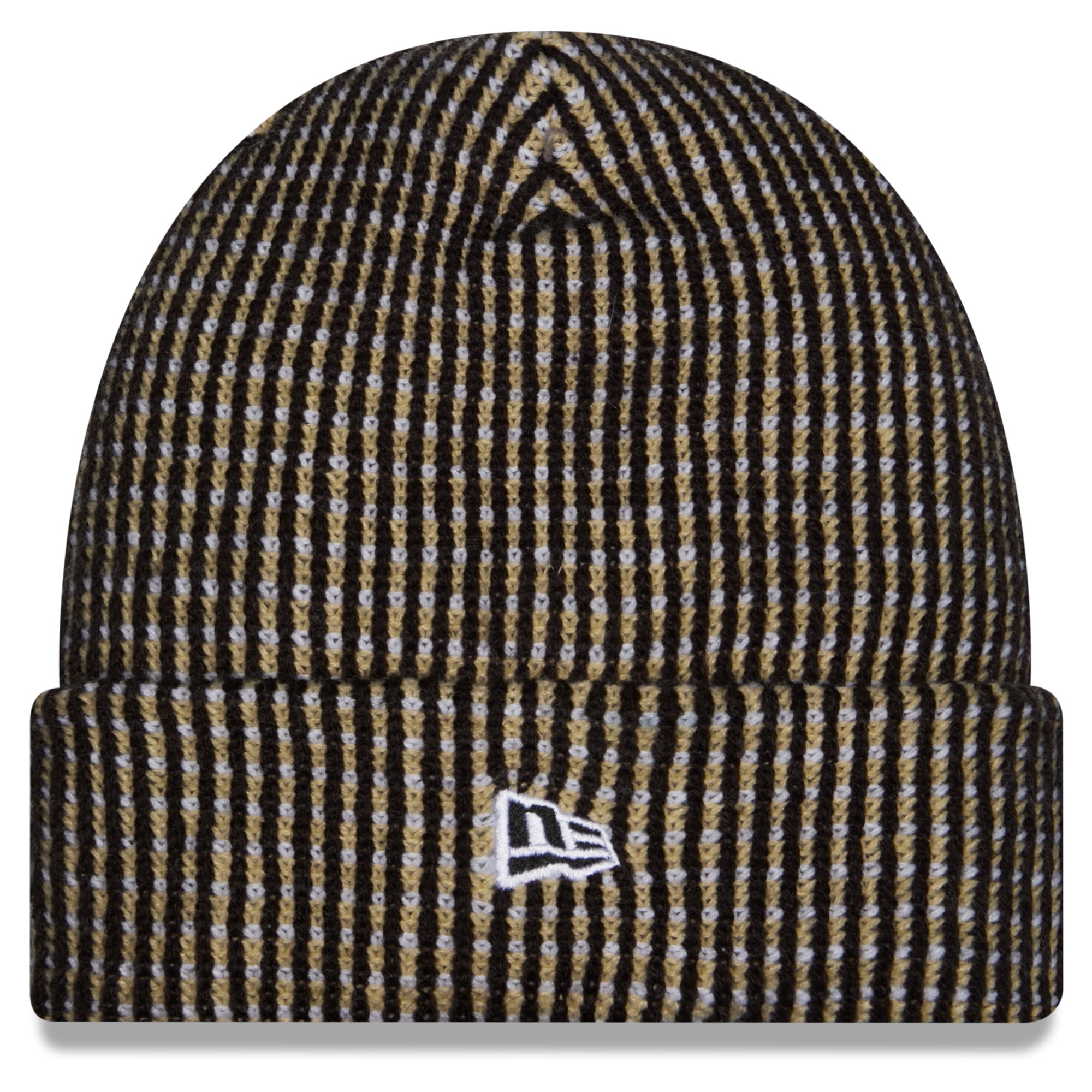 Bonnet à revers New Era noir pour homme, modèle New Orleans Saints 2026
