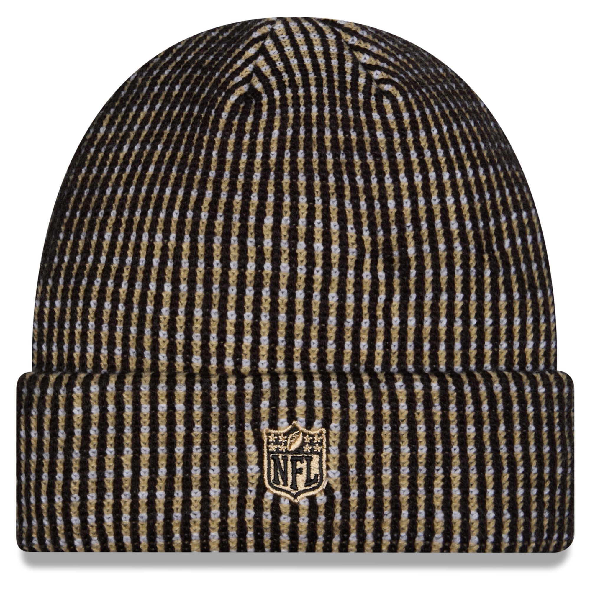 Bonnet à revers New Era noir pour homme, modèle New Orleans Saints 2026