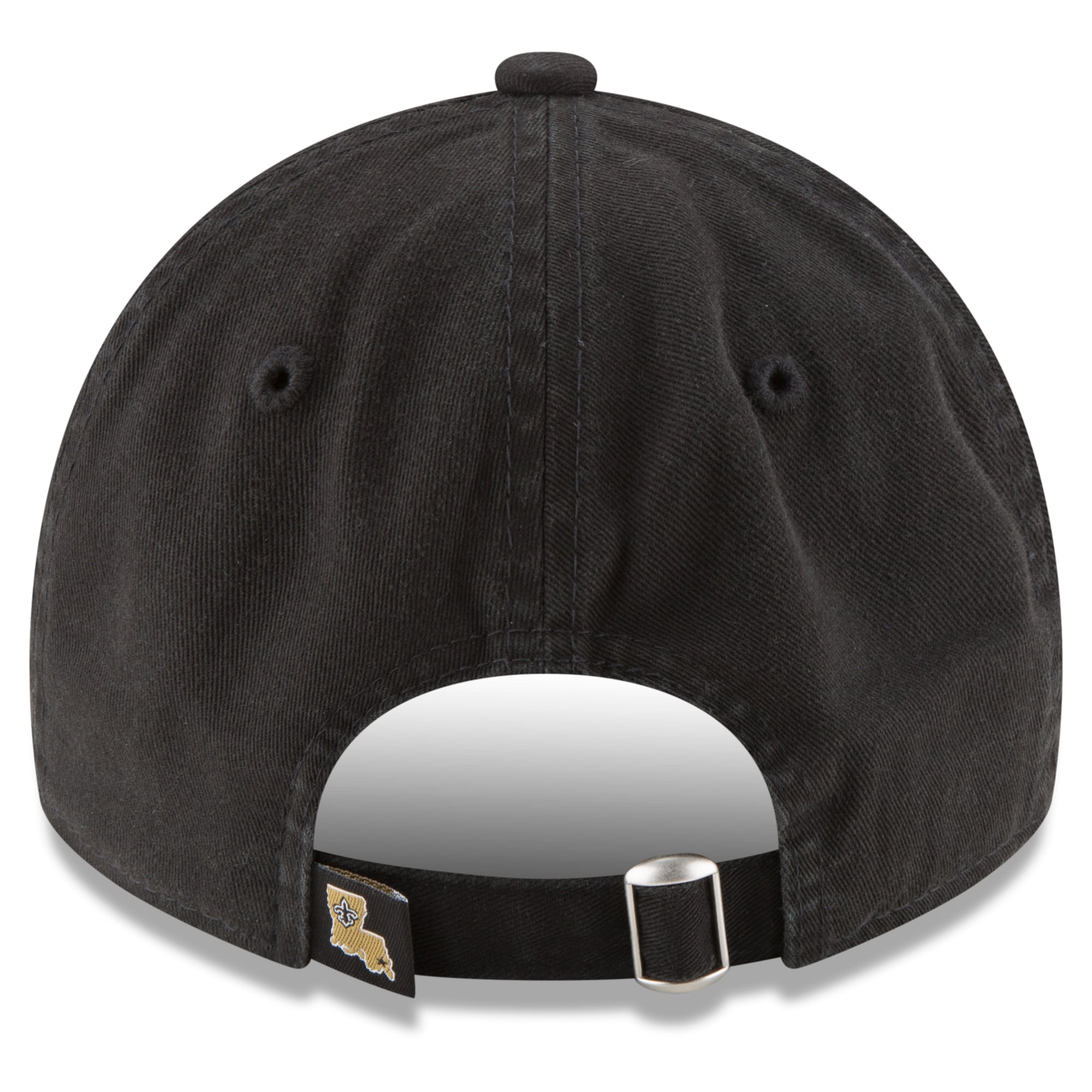 Casquette ajustable New Era noire pour homme, édition spéciale 60e anniversaire des Saints de La Nouvelle-Orléans (réf. 9TWENTY).