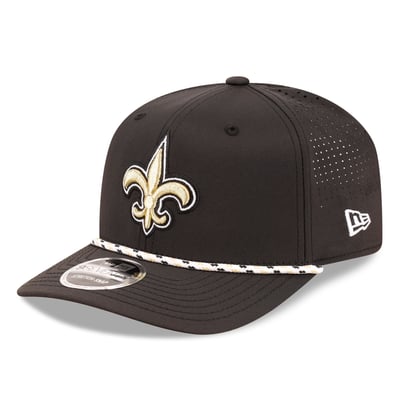 New Orleans Saints New Era 9SEVENTY Adjustable Hat - Black