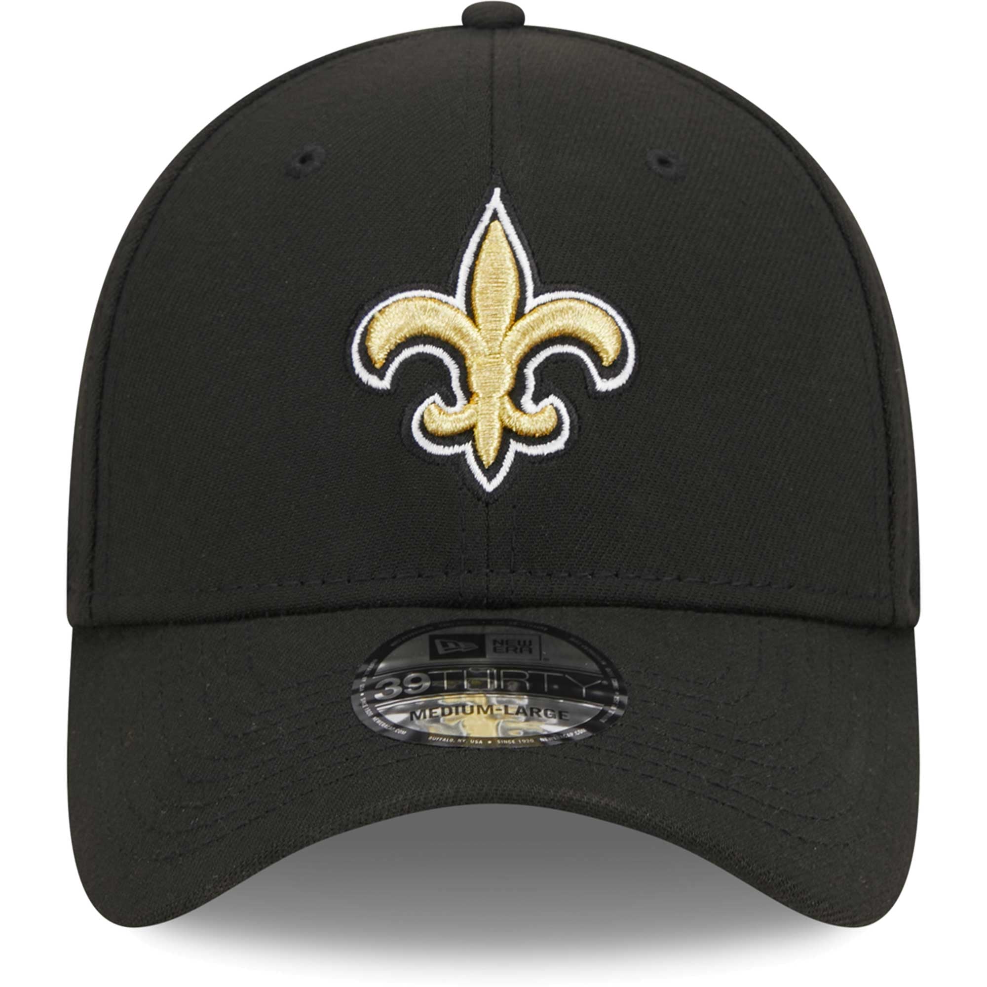 Casquette Flex 39THIRTY New Orleans Saints Main pour homme Era noire