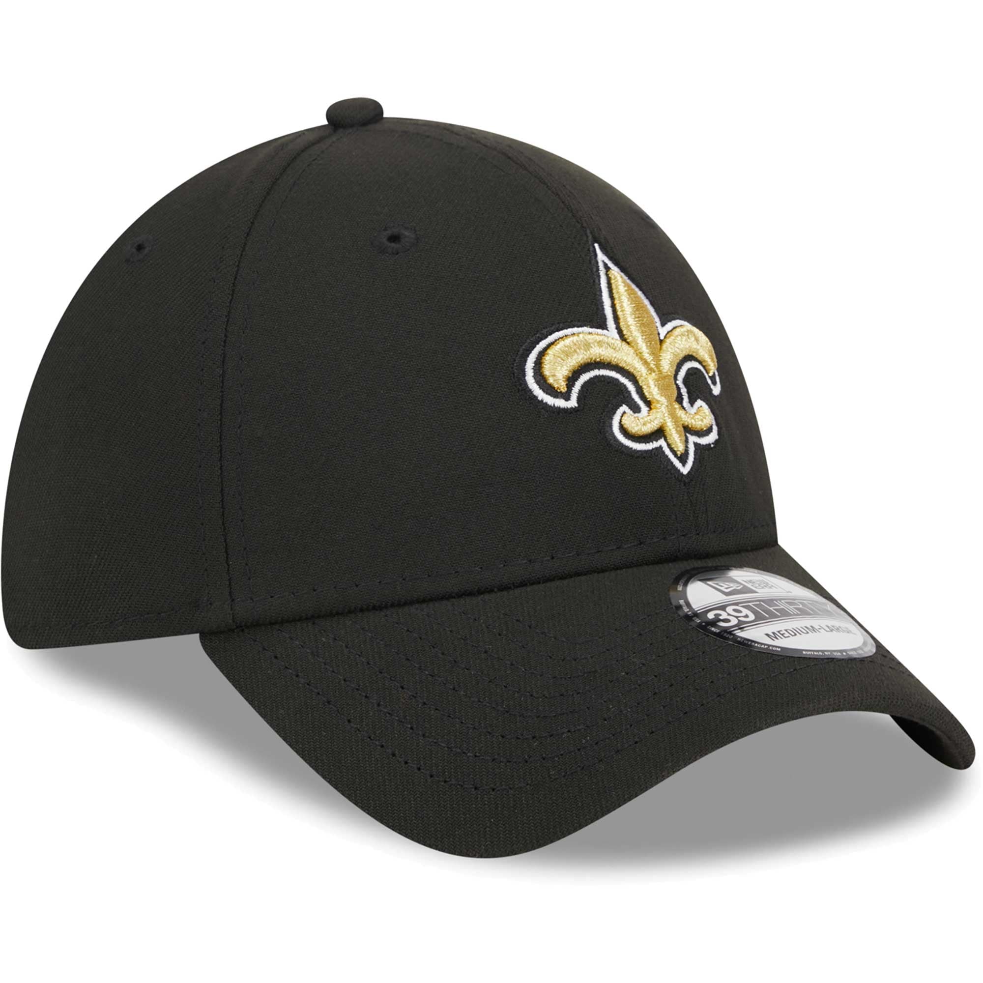 Casquette Flex 39THIRTY New Orleans Saints Main pour homme Era noire