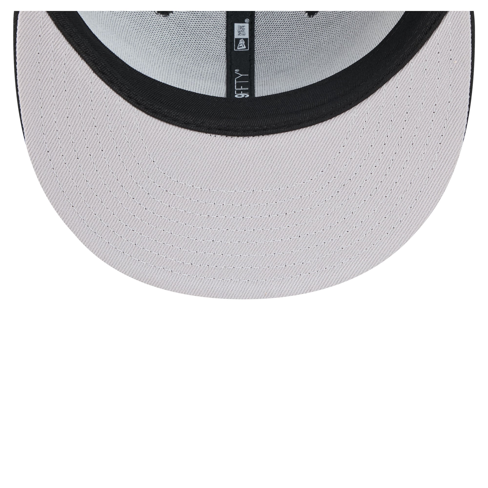 Casquette trucker snapback New Era 9FIFTY noire et blanche pour homme, motif Saints de la Nouvelle-Orléans