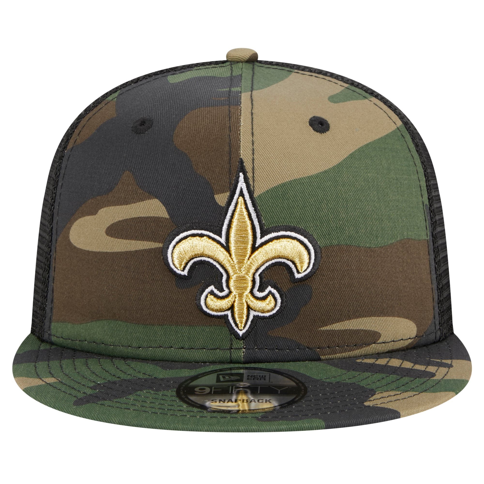 Casquette snapback New Era Camo New Orleans Saints Main Trucker 9FIFTY pour homme