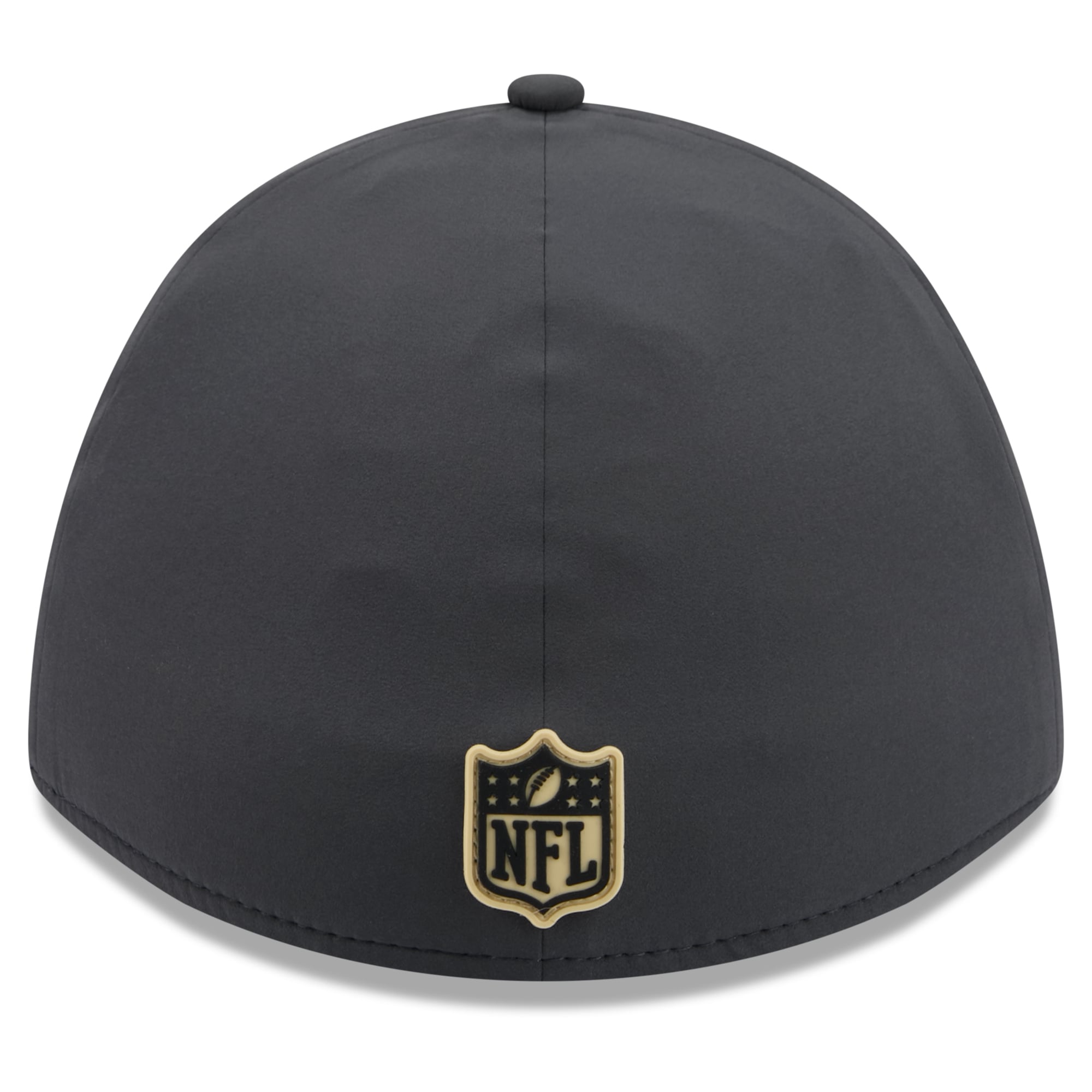 Casquette extensible New Era 39THIRTY M-Crown pour homme, couleur anthracite, Orleans Saints 2026, idéale les temps froids.