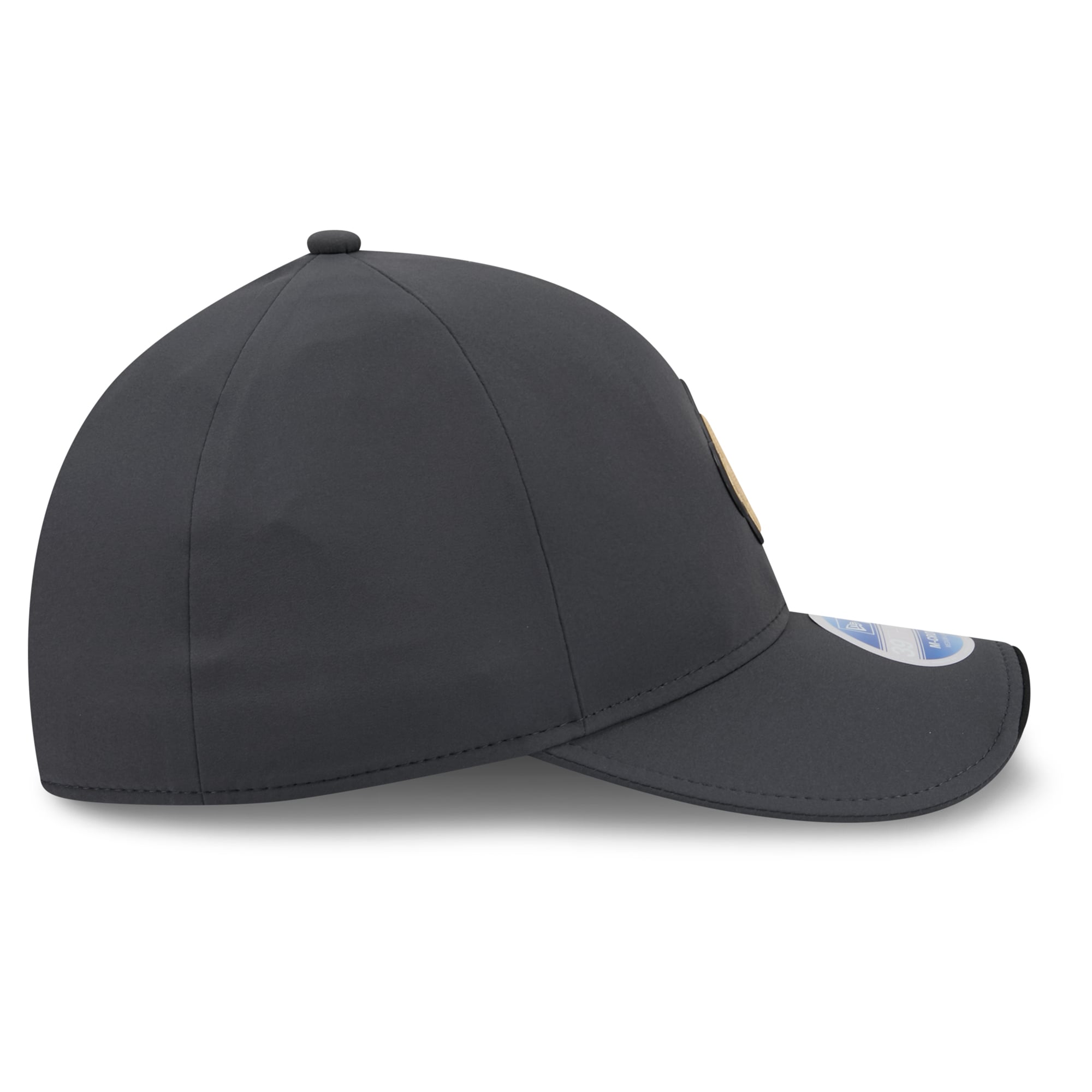 Casquette extensible New Era 39THIRTY M-Crown pour homme, couleur anthracite, Orleans Saints 2026, idéale les temps froids.