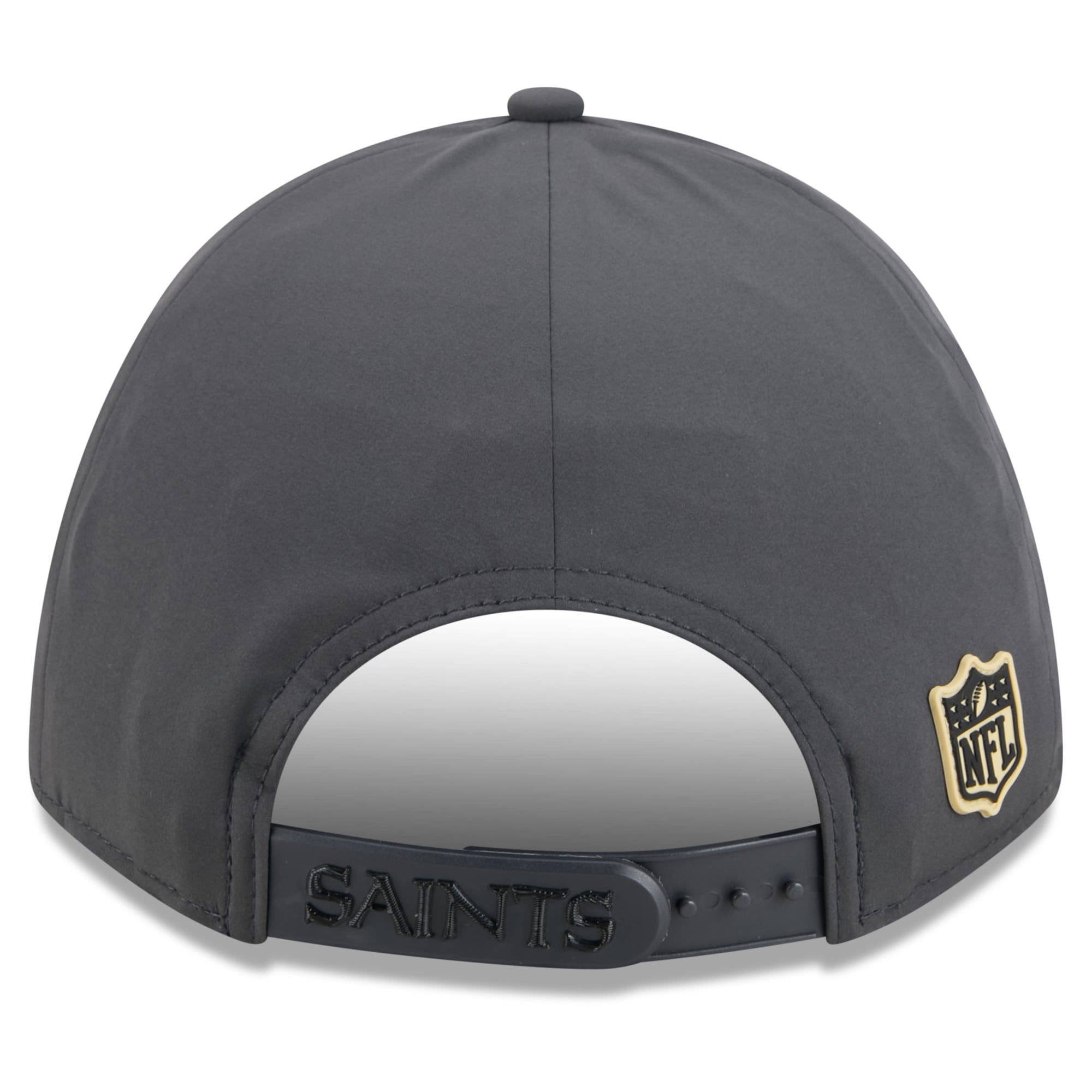 Casquette ajustable New Era 9FORTY M-Crown pour homme, couleur anthracite, New Orleans Saints 2026, idéale pour les temps froids.