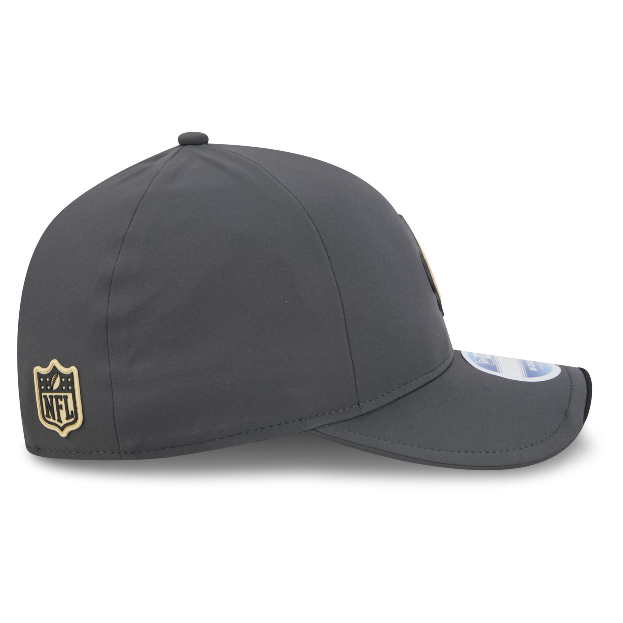 Casquette ajustable New Era 9FORTY M-Crown pour homme, couleur anthracite, New Orleans Saints 2026, idéale pour les temps froids.