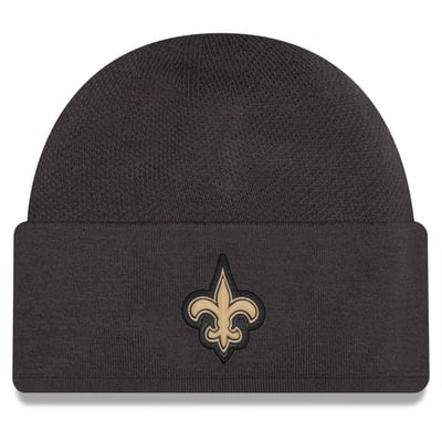 New Orleans Saints New Era 2026 Sideline Cold Weather  Skully Knit Hat - Charcoal