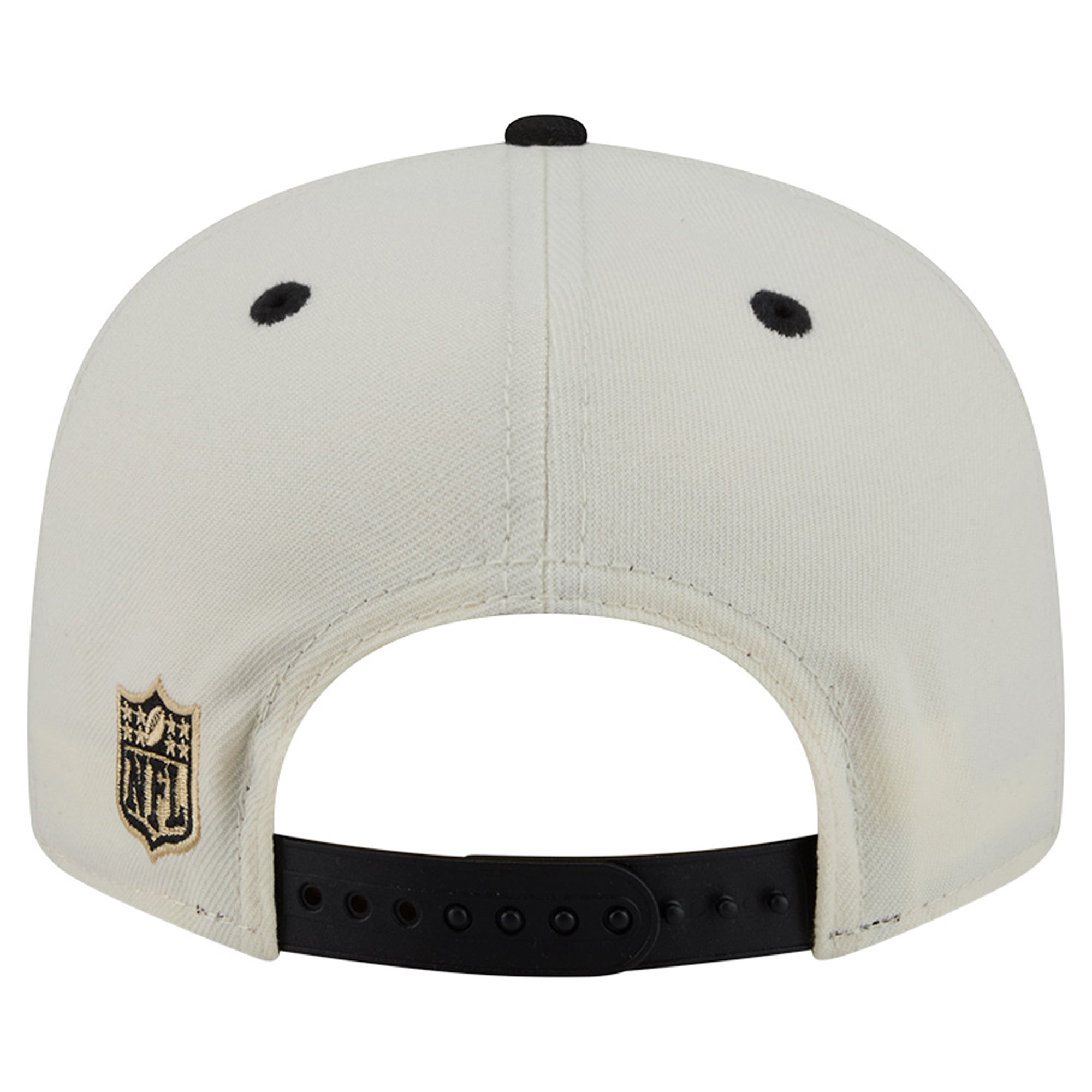 Men's New Era Cream/Black New Orleans Saints Classic 9FIFTY Snapback Hat