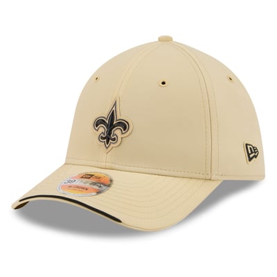 New Orleans Saints New Era 2026 Sideline 39THIRTY M-Crown Flex Hat - Gold
